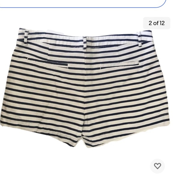 Gap Women’s Blue And White Striped Sailor Shorts 8 - Picture 10 of 12